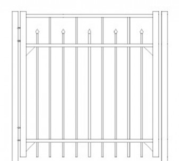 Picture of S3 Essex Walk Gate Drawing