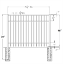 Picture of 48" S4 Saybrook Drawing