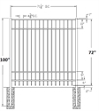 Picture of 72" S4 Saybrook Drawing