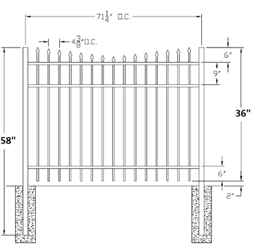 Picture of 36" S5 Newport Drawing