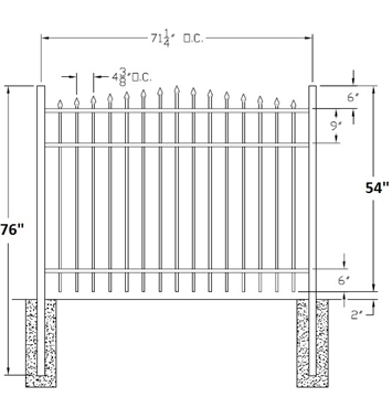 Picture of 54" S6 Citadel Drawing