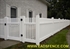 Picture of Vinyl Picket Fence Photo Gallery